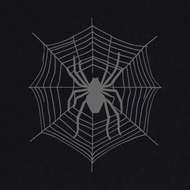 Spider in web cobweb outline design by Edgi